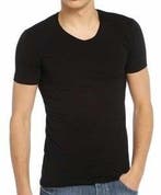 Bonanza T-shirt - V-hals - Zwart, Verzenden