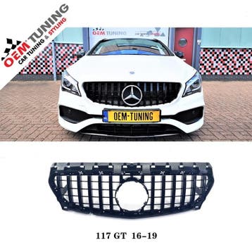 Grille CLA-Klasse C117 X117 | GTR Style | 16 – 19 Black, Voor, Mercedes-Benz, Nieuw, Ophalen of Verzenden
