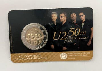 Ierland. 2 Euro 2026 U2 (1 coincard) (Zonder minimumprijs)