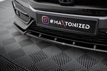Maxton Front Splitter met Flaps Honda Civic Sport Mk 10, Verzenden