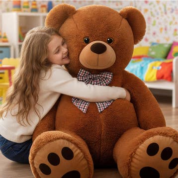 Knuffelbeer Bruin Pluche 175cm XXXL (Knuffels, Speelgoed), Verzenden, Nieuw