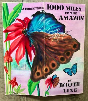Charles Birchall - Rare Hand Painted Travel Poster Brouchure