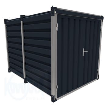 3 meter opslagcontainer OSB3 vloer 2,5cm Grijs