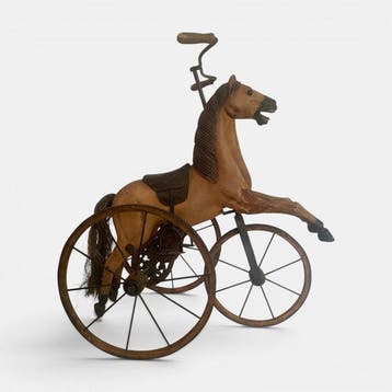 Speelgoed Groot driewieler paard - 1920-1930 - Europa