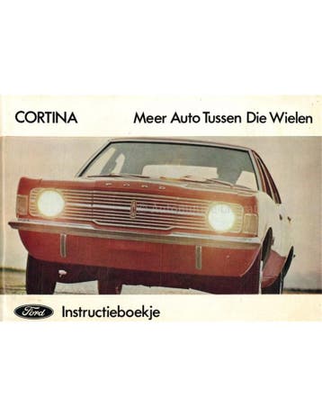 1970 FORD CORTINA INSTRUCTIEBOEKJE NEDERLANDS