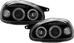 Koplampen Angel Eyes | Opel Corsa B 1993-2000 | zwart, Verzenden, Nieuw, Opel