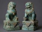 Beeld, Exclusieve Set Foo Dogs 4 kg - 21 cm - Brons