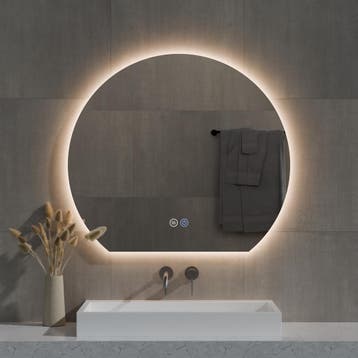 Spiegel Best Design Sunset Half Rond 100x89 cm Incl., Ophalen of Verzenden, Nieuw, Bad