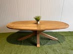 Nieuwe teakhouten tuintafel – 240x120 cm, Tuin en Terras, Nieuw, Ovaal, Teakhout