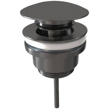 Wiesbaden Caral Clickwaste Afvoerplug - 5/4inch - Gunmetal, Ophalen of Verzenden, Nieuw