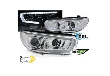 Dynamische LED Koplampen Xenon look voor Volkswagen Scirocco, Ophalen of Verzenden