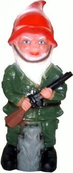 Tuinkabouter soldaat, Verzenden, Nieuw