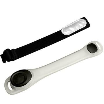 Hardloop verlichting voor arm en been - Wit, Ophalen of Verzenden, Nieuw