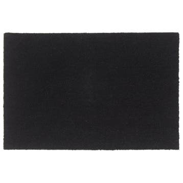 vidaXL Deurmat 60x90 cm getufte kokosvezel zwart, Verzenden, Nieuw
