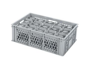 BASIC glazenkrat - 600 x 400 x H 198 mm voor 15 glazen -, Ophalen of Verzenden, Nieuw