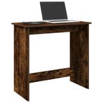 vidaXL Bureau 80x40x75 cm bewerkt hout gerookt eikenkleurig, Verzenden, Nieuw