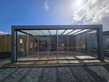 Showmodel Verasol Cube terrasoverkapping 700 x 400 cm, Ophalen, Nieuw