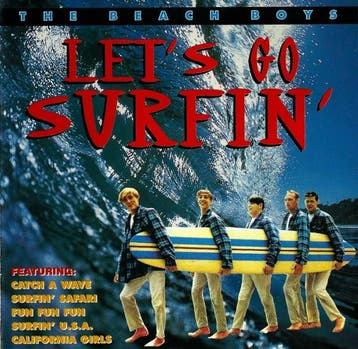cd - The Beach Boys - Lets Go Surfin, Verzenden, Zo goed als nieuw