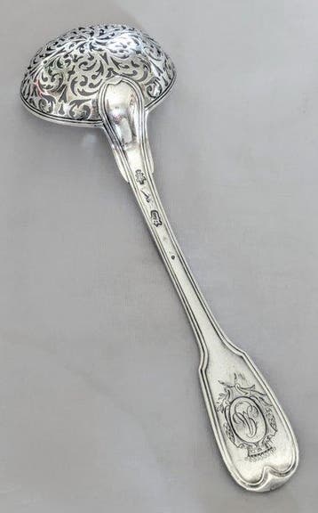 Suikerzeef - .950 zilver - Strooielepel