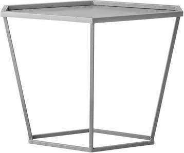 Bloomingville - Bijzettafel - L52xW37xH49 cm - Grijs Metaal, Verzenden, Nieuw