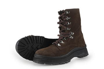 Sacha Veterboots in maat 41 Bruin, Bruin, Verzenden, Boots, Zo goed als nieuw