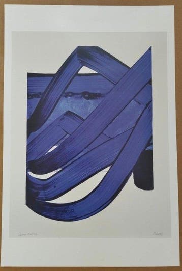 Pierre Soulages (1919-2022) - Sérigraphie n°18, encre sur
