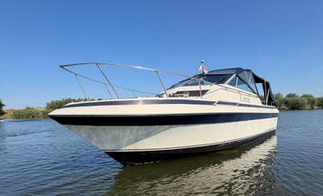 Speedcruiser 8.6m Mercruiser V8 Boegschroef, Watersport en Boten, Benzine, Keuken, Gebruikt, Binnenboordmotor