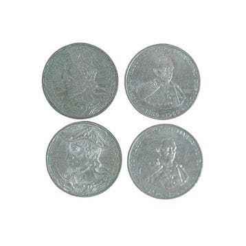 Portugal. 50 Escudos 1969 ( 4 moedas (2 + 2) ) (Zonder