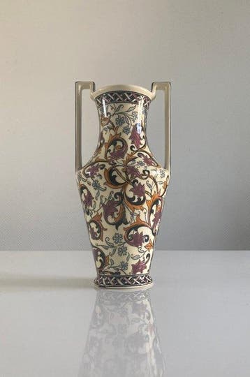 Gien France - Vaas - Middeleeuwen - Creamware - Vaas amfoor