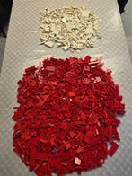 Lego Stenen - Partij lego in de kleuren rood en wit met veel, Kinderen en Baby's, Speelgoed | Duplo en Lego, Nieuw