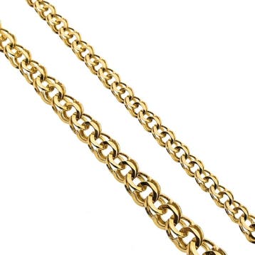 Prince of Wales schakelketting, Ophalen of Verzenden, Gebruikt, Geel, Goud