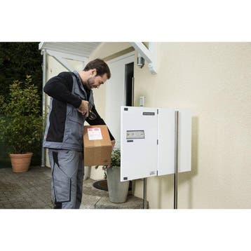 Burg-Wächter eBoxx EASY+ pakketbox 197ltr E645W - wit, Verzenden, Nieuw