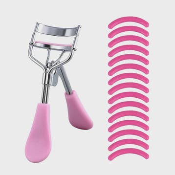 Professionele Wimperkruller RVS met 15 Siliconen Pads - Draa, Verzenden, Nieuw