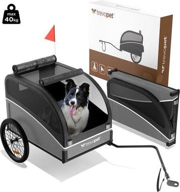 2dekans | Trevopet® Hondenfietskar - Opvouwbare Fietskar, Ophalen of Verzenden, Zo goed als nieuw