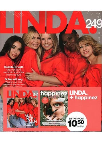 Pakket LINDA. + Happinez - 249 2025, Verzenden, Nieuw, Gossip of Showbizz