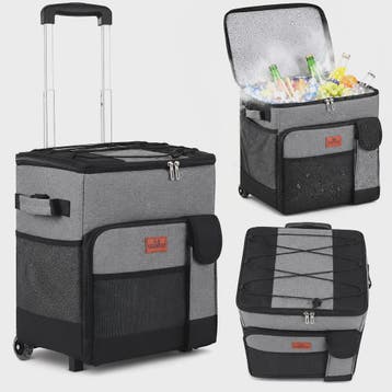 50L Large Cool Bag Box on Wheels, Leakproof Insulated Cooler, Verzenden, Nieuw