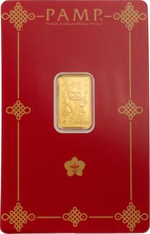 2.5 Gram goudbaar - Pamp Suisse - Lucky Cat, Verzenden, Goud