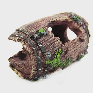 Resin Aquarium Ornaments Decorations Artificial Barrel Cave, Verzenden, Nieuw