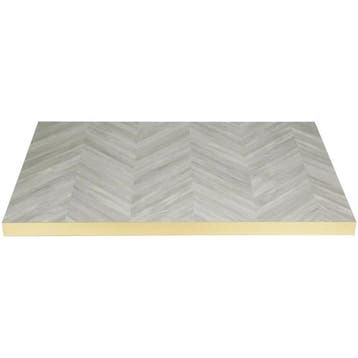 Tafelblad | Grijs | Indoor | 1100x700x48(h)mm Bolero, Verzenden, Nieuw in verpakking