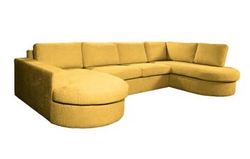 U-Bank Haarlem - u-banken - Geel, Nieuw, 150 cm of meer, Overige materialen, 300 cm of meer