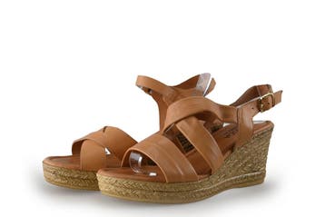 Omoda Espadrilles in maat 37 Bruin, Bruin, Verzenden, Omoda, Zo goed als nieuw