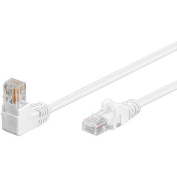 Cat5e 15 meter Wit UTP-kabel 1 x haaks, Computers en Software, Pc- en Netwerkkabels, Ophalen of Verzenden, Nieuw