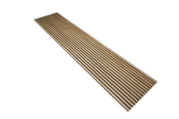 Akoestische wandpaneel -Dark Wood - 3 zijdig -  270x60cm, Verzenden, Nieuw