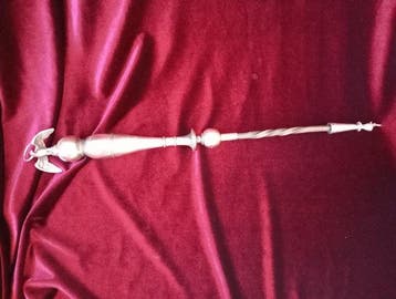 Judaica - Zilver - 1850-1900 - Jad synagoga 50 cm