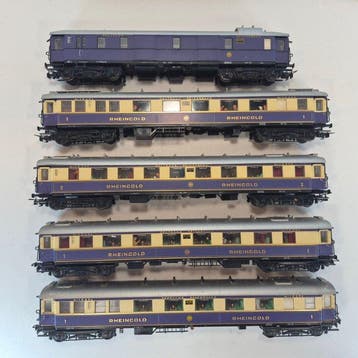 Liliput H0 - 820 - Modeltrein personenwagonset (5) - DRG, Nieuw