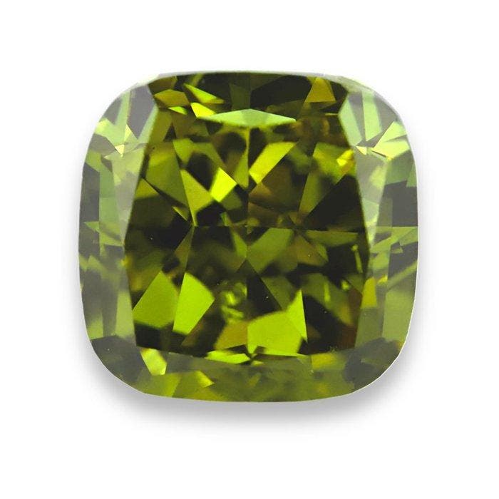 1 pcs Diamant (Natuurlijk gekleurd) - 1.00 ct - Cushion -, Sieraden, Tassen en Uiterlijk, Edelstenen