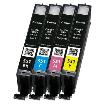 Canon CLI-551 multipack BK/C/M/Y Inktcartridge (origineel), Computers en Software, Printerbenodigdheden, Verzenden, Nieuw, Canon