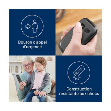 Panasonic KX-TU446EXG mobiele telefoon voor senioren, kla..., Verzenden, Nieuw
