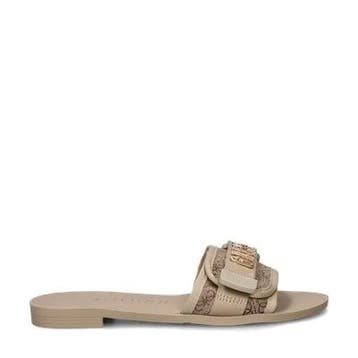 Guess Elyze slippers voor dames in het Goud, Slippers, Verzenden, Nieuw, Overige kleuren