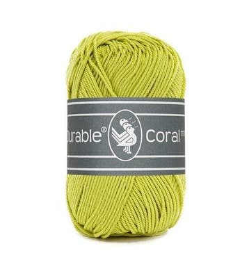 Durable Coral Mini 352 Lime - Haakgaren / Breigaren, Ophalen of Verzenden, Nieuw, Breien of Haken, Wol of Garen